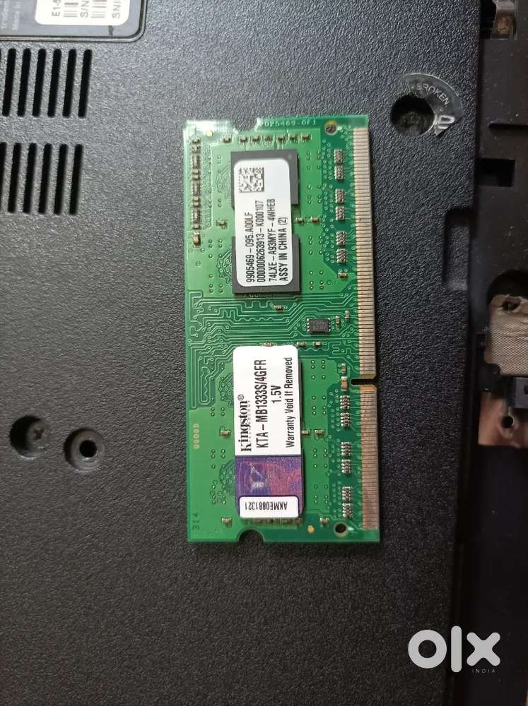 Laptop ddr3 4gb ram in working condition