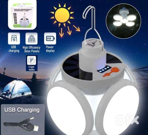 Solar + USB Rechargeable Multi-Functional Emergency LED Light