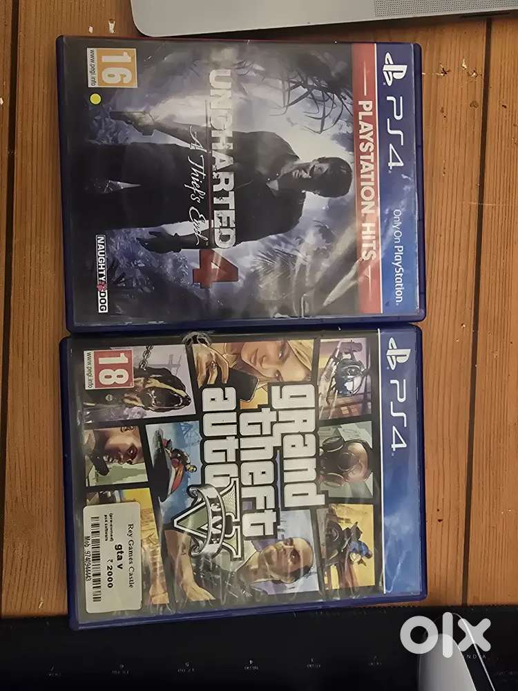 Gta 5 and uncharted 4 games