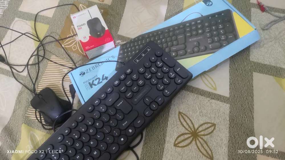 Keyboard and mouse best condition with box