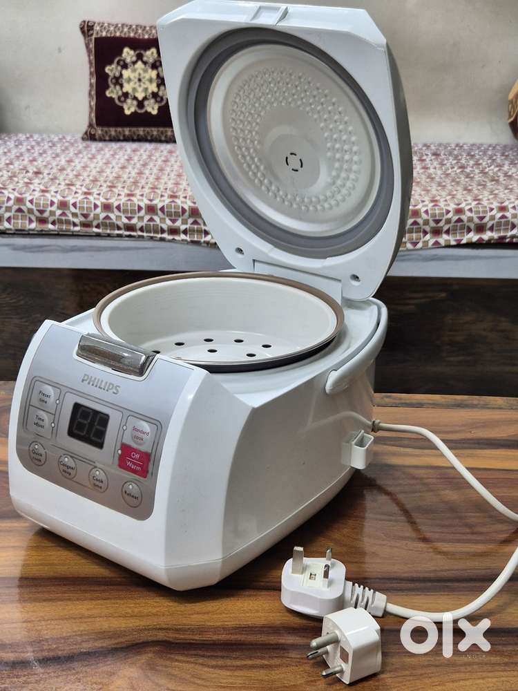 Philips Avance Collection Fuzzy Logic Rice Cooker, White, HD3030/62