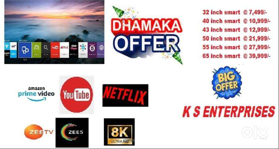 40 INCHES  SMART LED TV, FULL HD ONLY IN 10,999 ONLY.