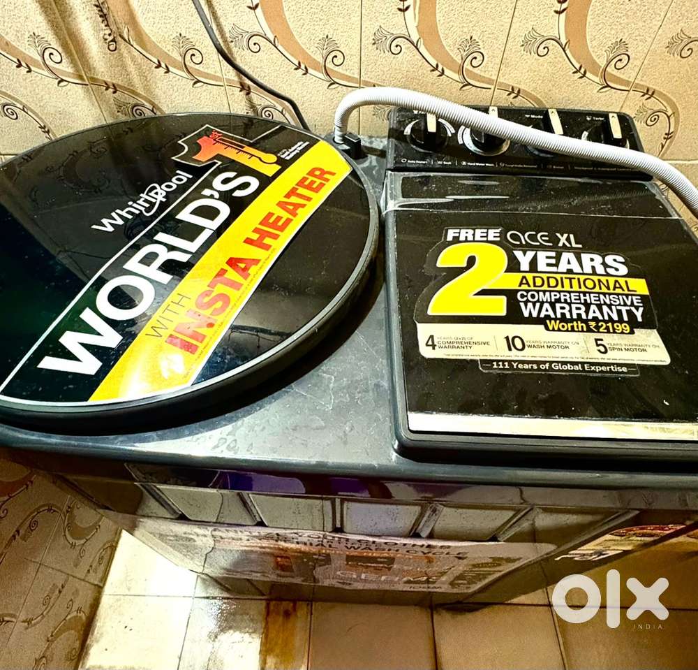 Whirlpool 6.5 kg Washing Machine – Almost New, 2 Years Warranty!