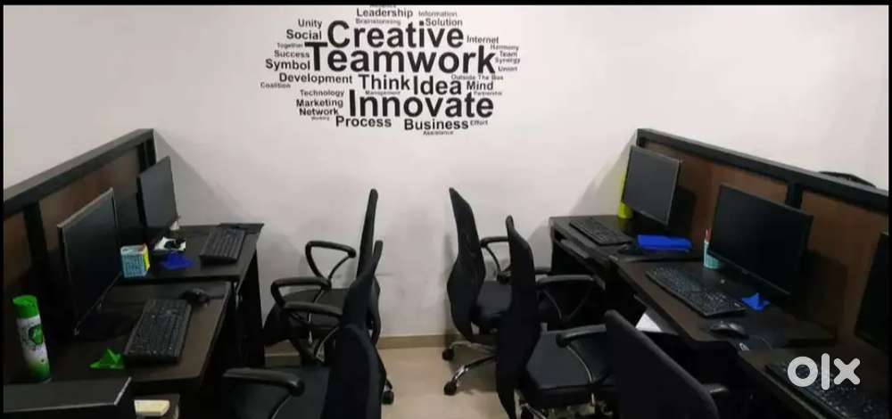Semi furnished office prime location