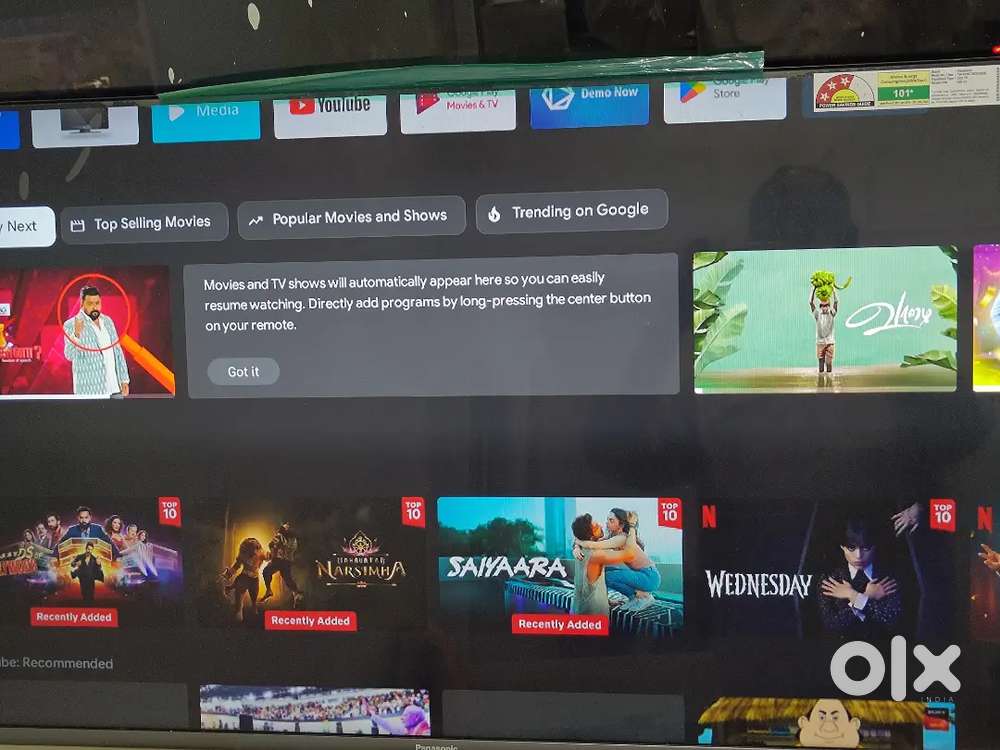 Panasonic 43inch android tv