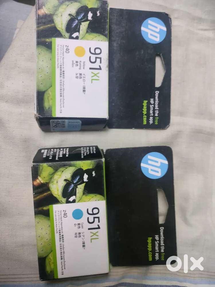 HP Cartridge 951XL Yellow and 951 XL Cyan