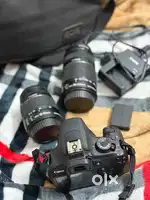 Canon EOS 1200D DSLR +18-55mm & 55-250mm Lenses with accessories