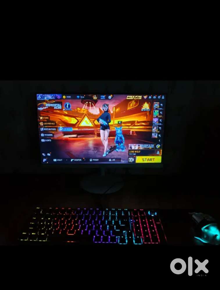 Gaming pc i5 7 genration processor with 2gb gpu 12 gb ram