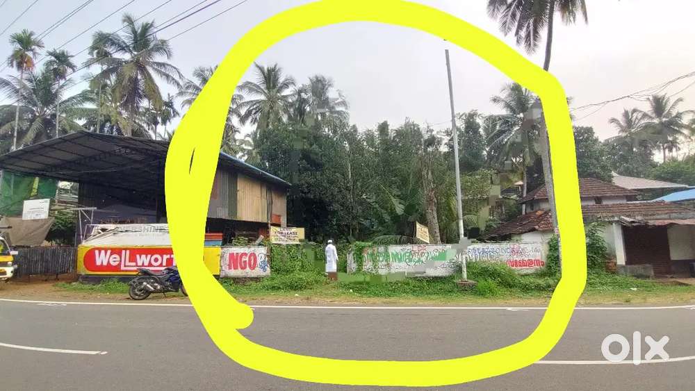 HIGHWAY FRONTAGE PRIME LAND FOR LEASE IN ATTOOR TOWN NEAR CHELAKKARA