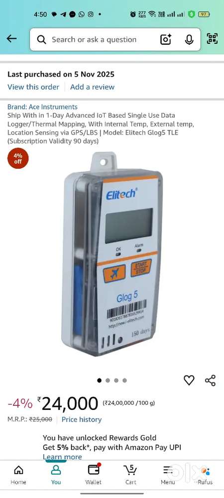 Iot based data logger