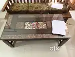 Wooden sofa set 3+1+1