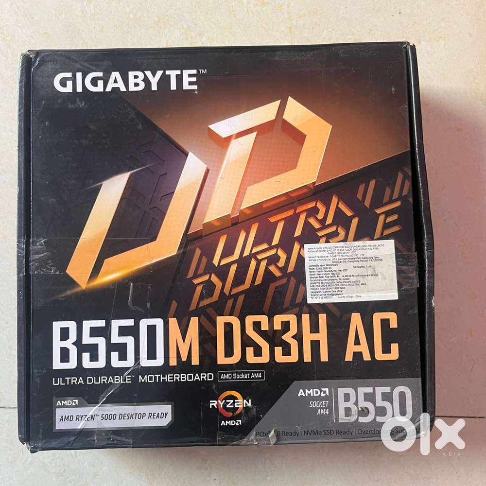 Gigabyte B550M DS3H Wifi AC Motherboard  Brand New Condition