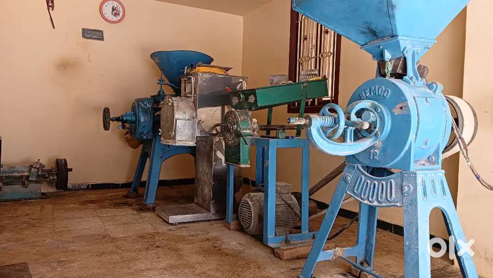 Flour mill machine set