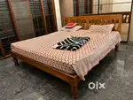 Solid Teak Wood cot  - King size cot