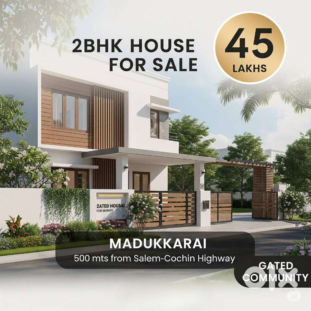 PALAKKAD BYPASS NEAR DTCP APPROVED LUXURY PLOTS AND VILLAS FOR SALE