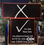 My dj plazma bass mt 4x18 inch mt bass box
