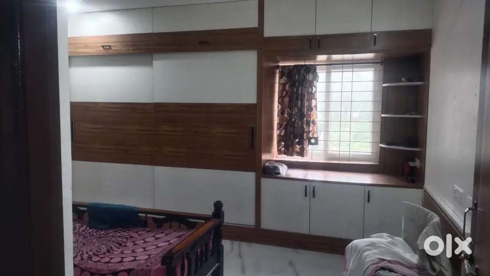 2BHK semi furnished flat for rent in tngo colony