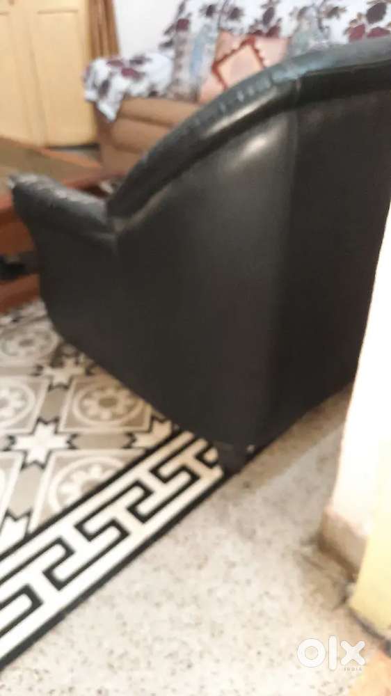 Single seater Rexin Sofa