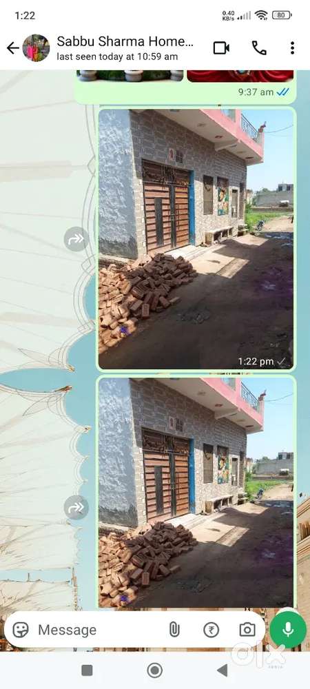 100 gaj delip colony near sector 56 A  only ground floor with  tiles