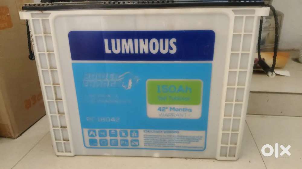 Luminous battery inverter