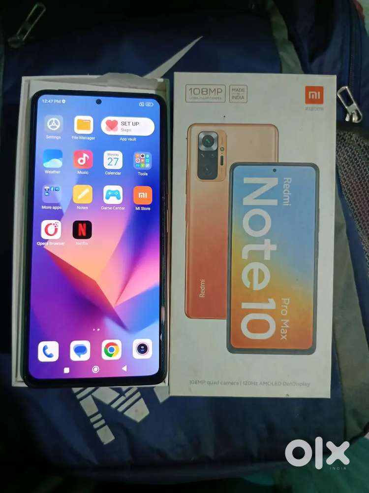 Redmi not 10 pro Max 6/128 sab original hai
