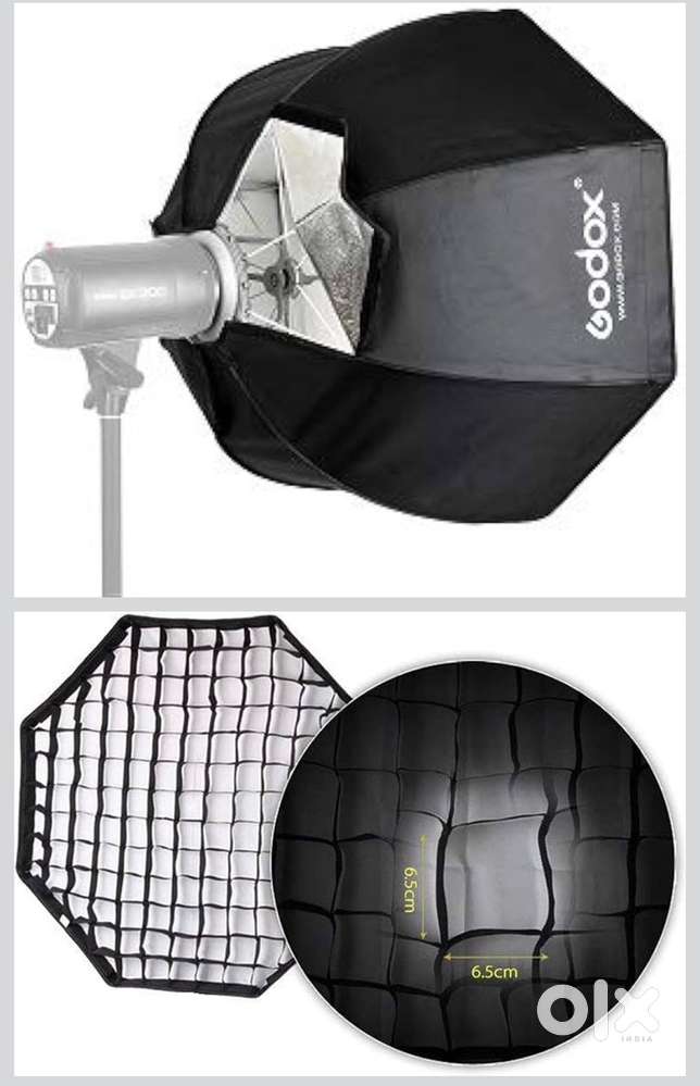 Godox studio light setup - excellent condition.