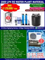 New 2000 lph ro drinking water plant just 1,63,000/ only