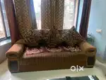Wooden and Huge sofas