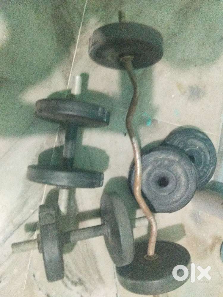 Best dumbell weight with rod for sell