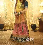 Pink and yellow  choli 3000