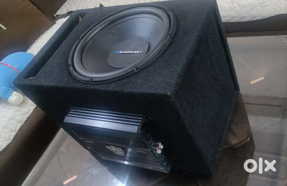 12 inch Woofer bluepunk with 2 channel amplifier