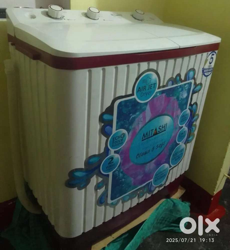 Mitasi semi automatic washing machine 6.8 kg .