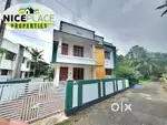 3.8 Cent's land 1400 sqft 3 bhk brand new house for sale ₹ 55 lakhs