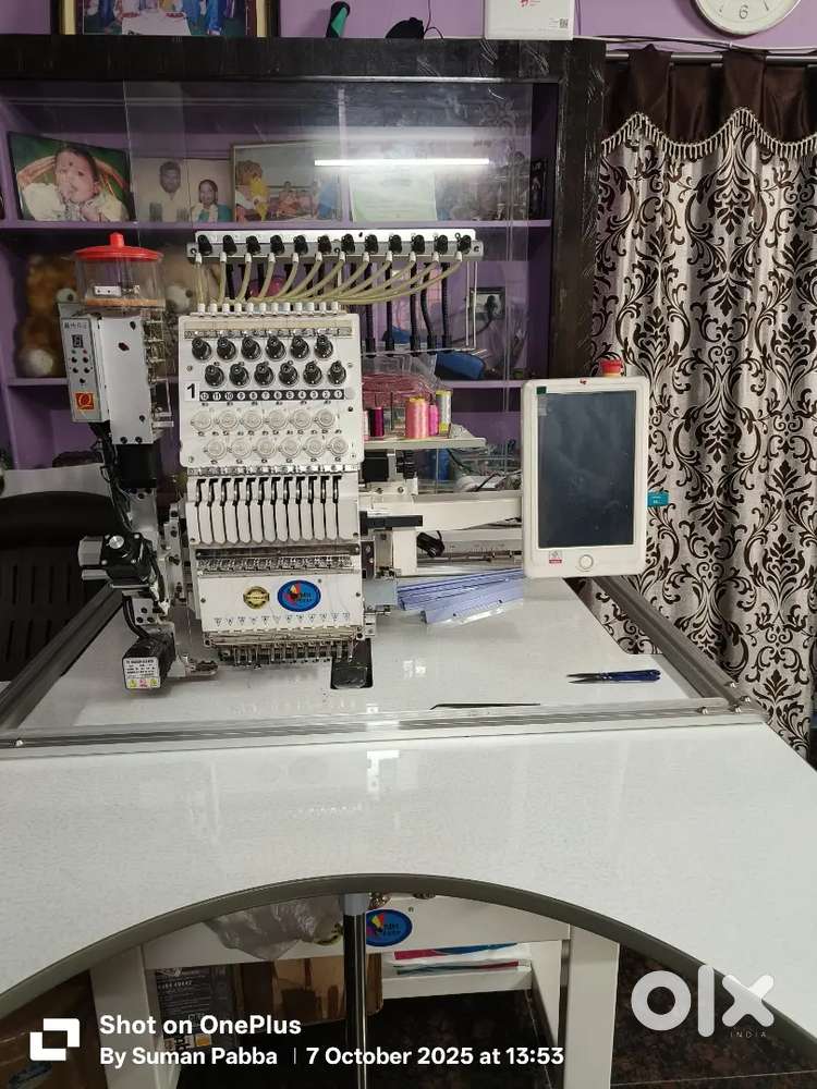Computer Embroidery machine single bead