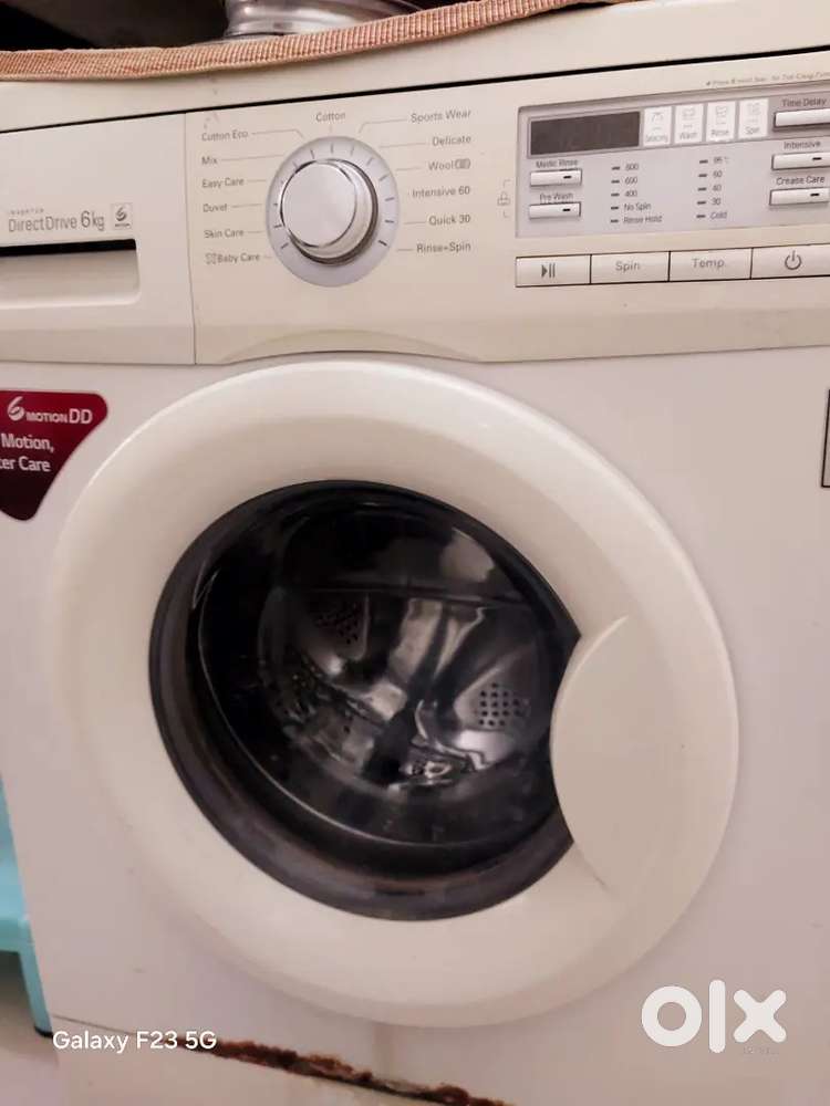 LG washing machine front load 8 year old