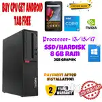 Computer cpu System /500 GB/8Ram/2GB Graphc/Win11/ All Software