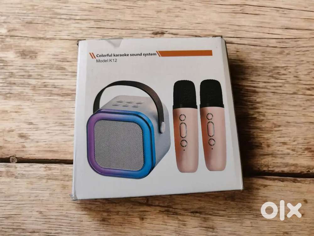 New K12 speaker with 1 mic RGB lights