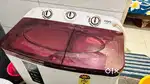 Red new washing machine ney buyed