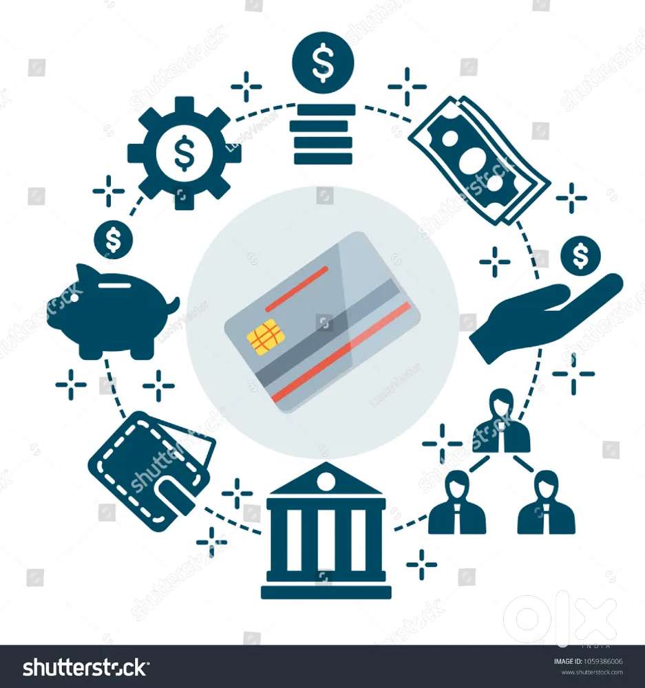 Credit card sales executive.Team leader with team.