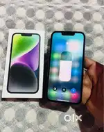 iPhone 14 128gb neet condition phone and box less price