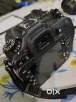 Very less used almost new like Nikon D7200 with 2 original lenses
