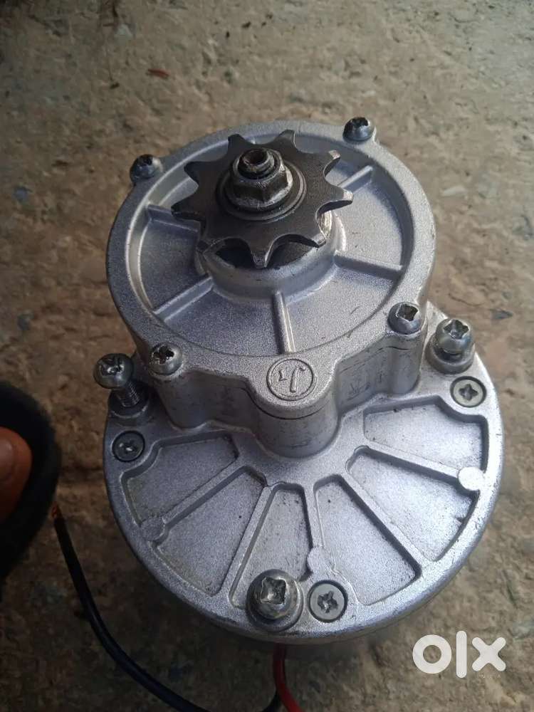 Electric cycle gear motor 250 wat 24 volt