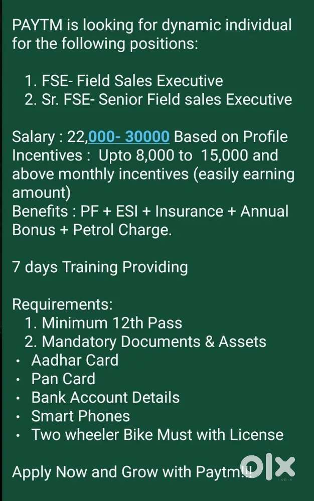 Field Sales Executive