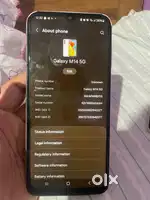 Samsung M14 5G,4gb Ram,128gb storage.