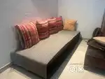 Colapsable Low seating one length sofa