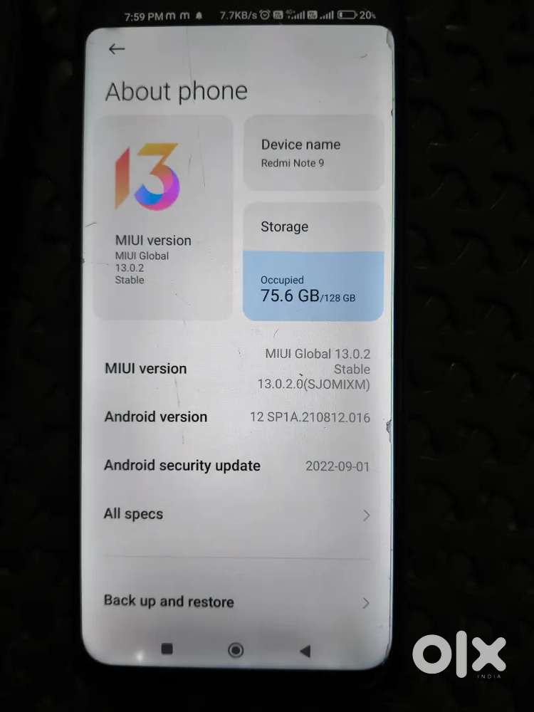 Redmi note 9 4G