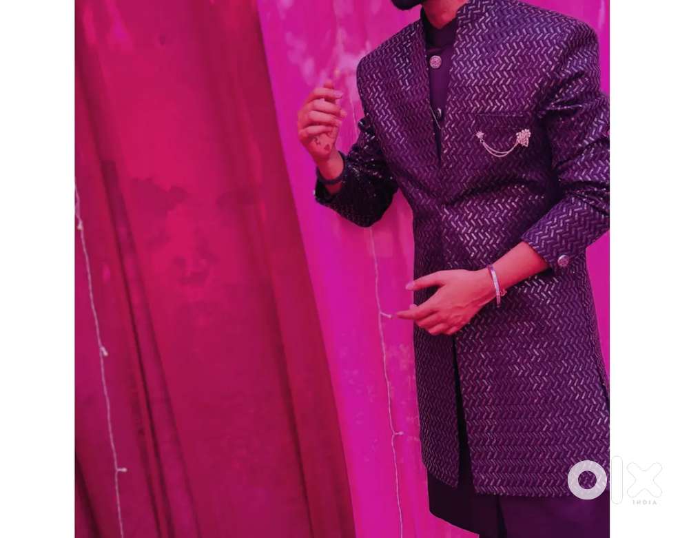 New Black (Men) Indowestern dress