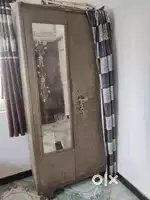 Iron Almirah & Wooden Bed (4*6)