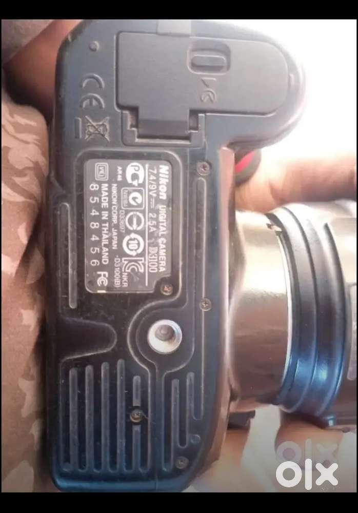 Camera nikon d3100 and handy video camera pura setup