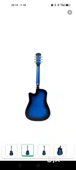 Guitar blue